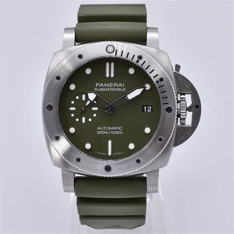 Panerai Submersible Verde Militare PAM01055 Review: 